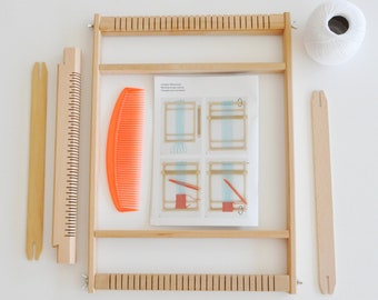 Weaving Frame, Loom Kit, Weaving Loom Kit, Wall Hanging Decor, DIY Craft Kit with Instructions, Learn Weaving