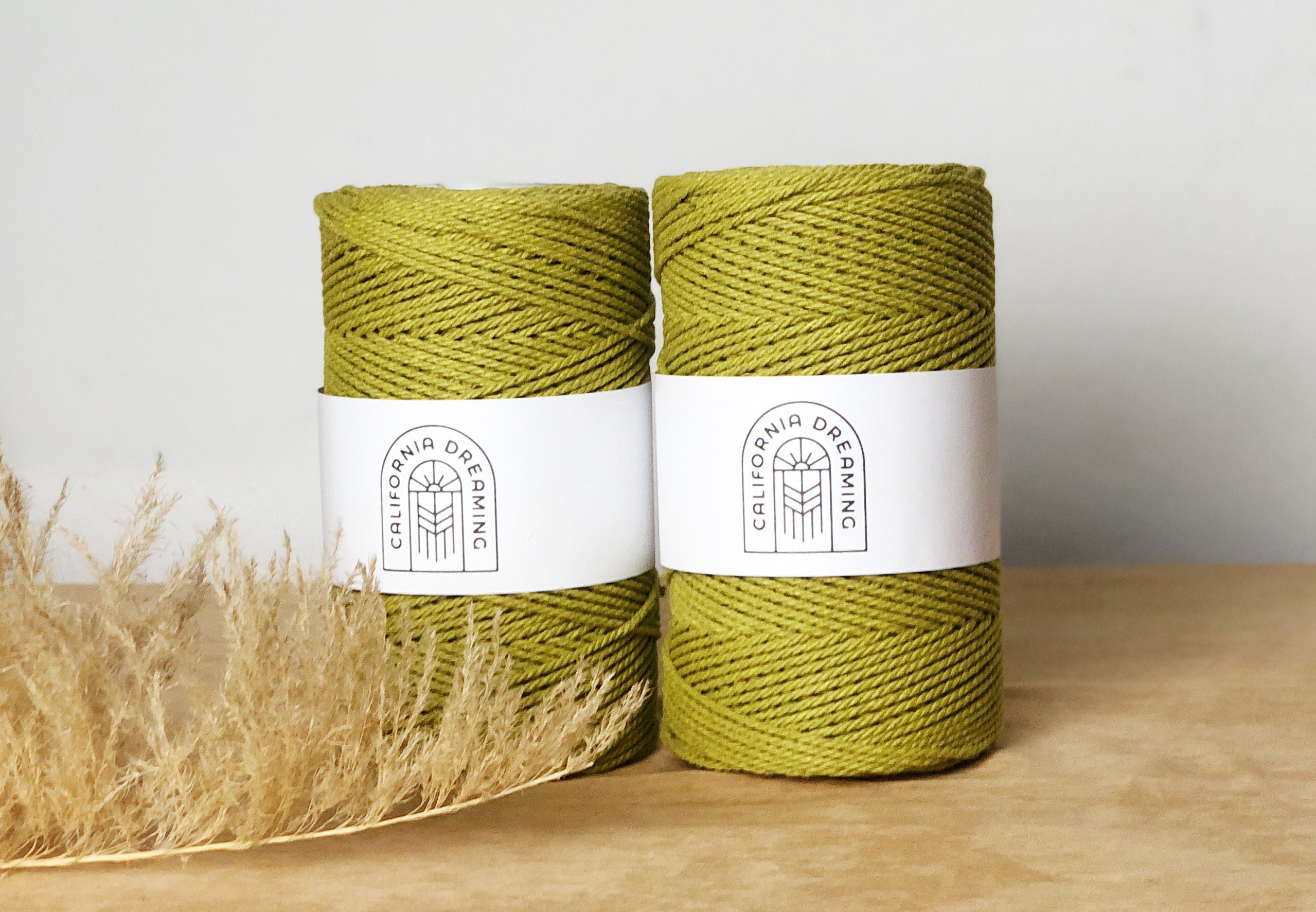 130m Color 2mm Cotton Rope Twisted 3-Ply 130m recycled Various Colors - Etsy.de