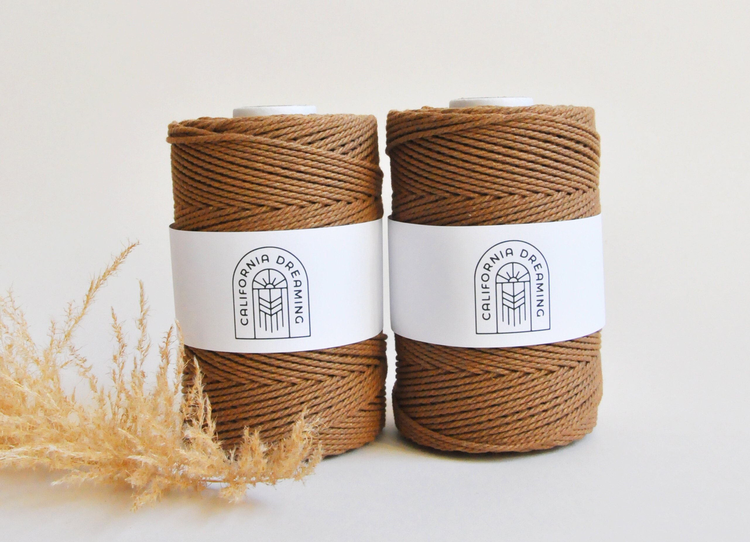 130m Color 2mm Cotton Rope Twisted 3-Ply 130m recycled Various Colors - Etsy.de