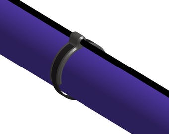 YARK Cable Buddy: Flexible Bicycle Frame Wire Mount with Zip Ties