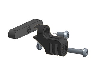 Adattatore per borsa Route Werks per supporti in stile GoPro - Luci, action cam, accessori