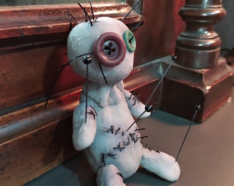 Voodoo Doll Needles Creepy Platinum Silicone Rag Sewing Pin