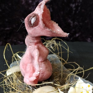 Chick from Hell Fowl Hungry Birds Chicken Nest Egg Platinum Silicone Sinister Creepy Realism