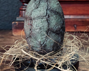 Huevo de Critter escala 1:1, Huevo de Pascua, Silicona platino, cine 80s, 10 cm