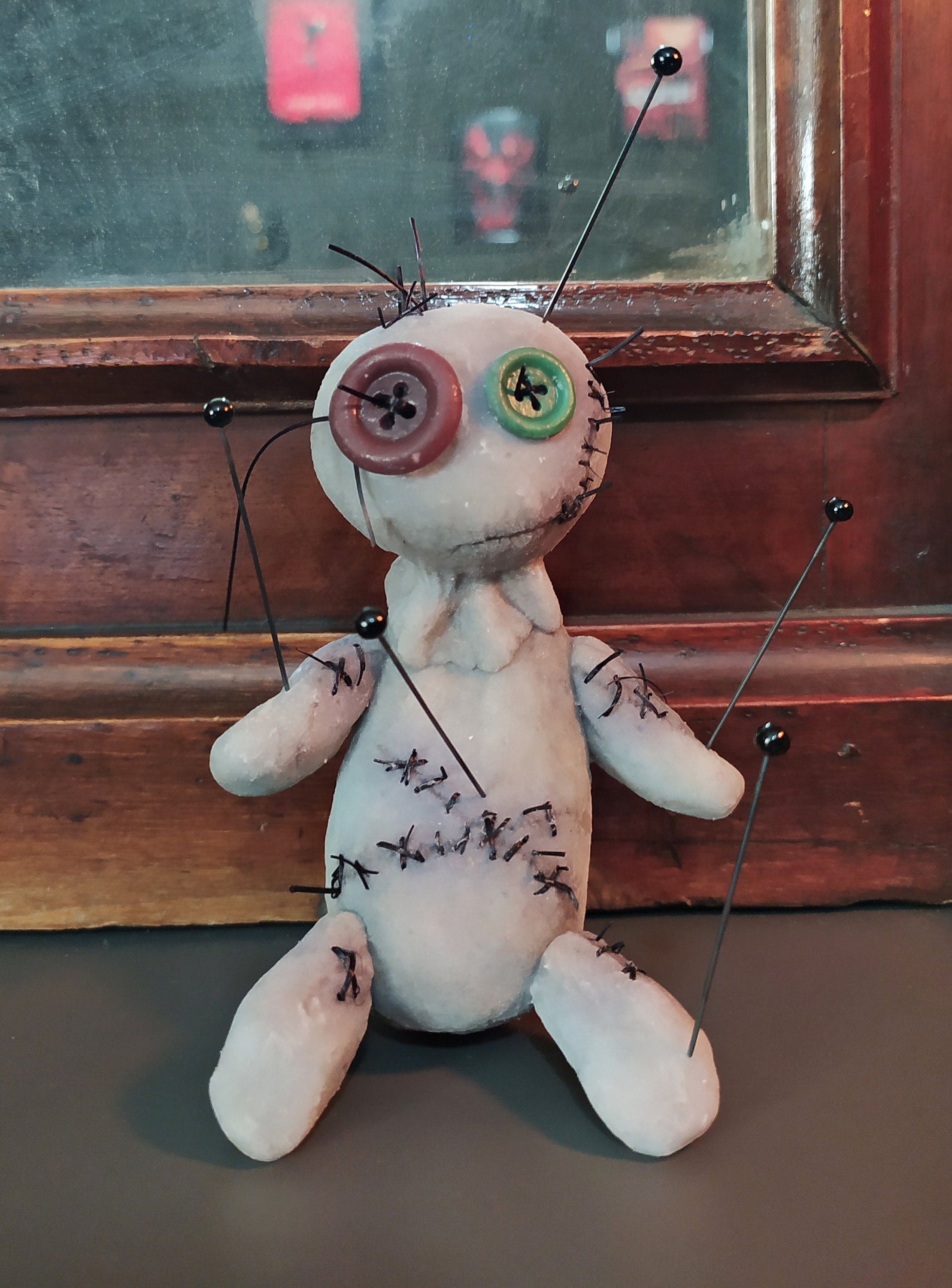 Voodoo Doll Needles Creepy Platinum Silicone Rag Sewing Pin Voodoo Doll Needles Creepy Platinum Silicone Rag Sewing Pin