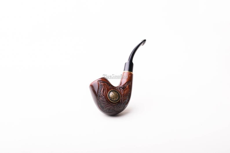Wood carving Pipes Tobacciana Wooden smoking pipes Smoking Etsy