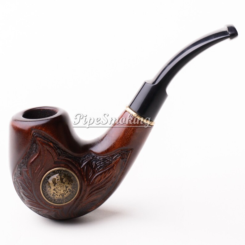 Wood carving Pipes Tobacciana Wooden smoking pipes Smoking Etsy