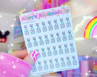 Cleaning Spray Stickers - HHCO 127