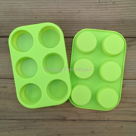 6 Cavity Round Circle Silicone Mold Bakeware Baking Chocolate | Etsy