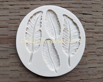 4 kleine veer siliconen embossing patroon schimmel mat kauwgom pasta fondant cake kant decoratieve poedersuiker voedsel craft mat zelfgemaakt