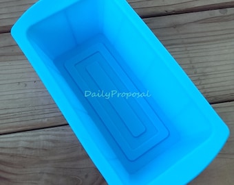 8,5 "L rechthoek baksteen toast siliconen schimmel met ribben oven brood bakeware gebak brood cake chocolade brownie zeep bar mould tray food craft