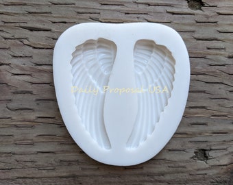 Angel Wing Silicone Embossing Patroon Mold Mat Gum Paste Fondant Cake Lace Decoratieve Icing Sugar Resin Food Craft Mat Zelfgemaakt