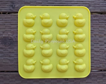 16 Kleine Eend Siliconen Mal Lade Gelatine Snoep Boter Ijs Zeep Maken Mould Lade Voedsel Craft
