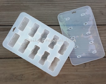 10 i 1 isglass silikonform rektangulär fryst yoghurt godis glass glass sommargodis familjefest hemlagad mat hantverk