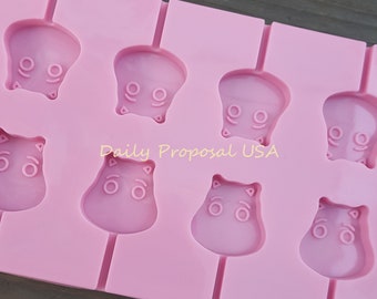 FINAL SALE 12 kleine ijslolly siliconen mal variatie hondenpoot witte mini chibi-totoro kerstboom kerstmuts cake snoep pop ijs gelatine