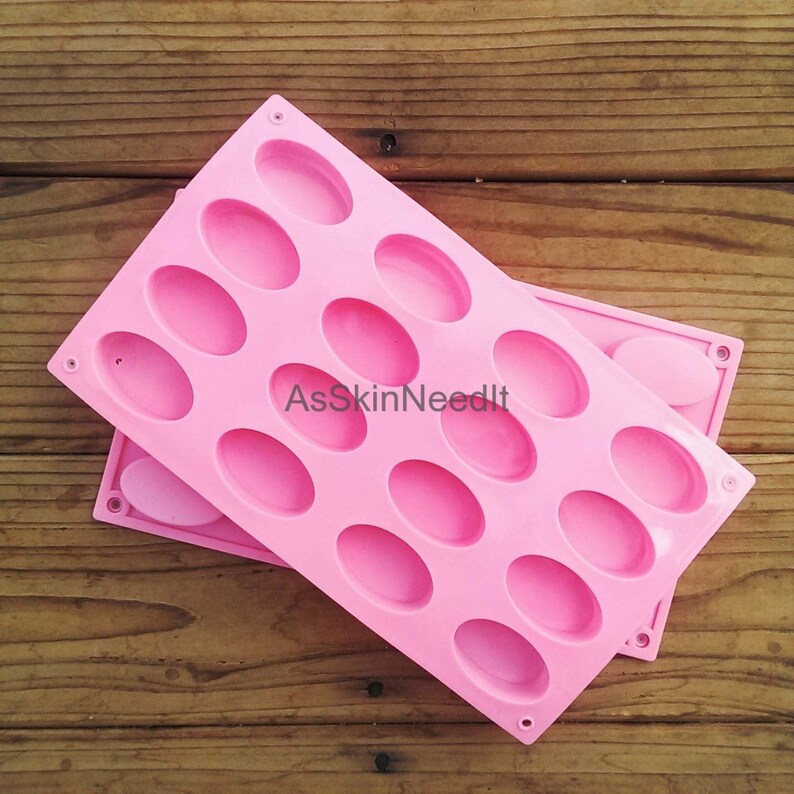 16 Cavity Oval Silicone Mold Bakeware Baking Chocolate Brownie Etsy