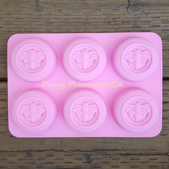 Silicone Mold Square Shape Soap Muffin Case Candy Jelly Ice Cake