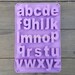 26 Large Lowercase Alphabet Letter Silicone Mold Bakeware Chocolate Cake Pastry Candy Ice Butter Soap Making Homemade Mould Tray Food Craft 