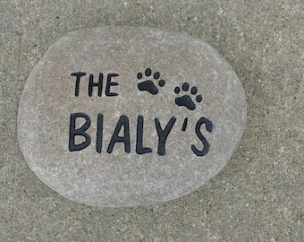 ¡Nombre de familia grabado personalizado genial!