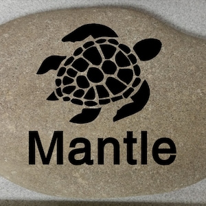 Custom Engraved Pet Rock - Engraved Rock, Stone, Dog, Cat, namesake, etched rock, etched stone, Sandblast