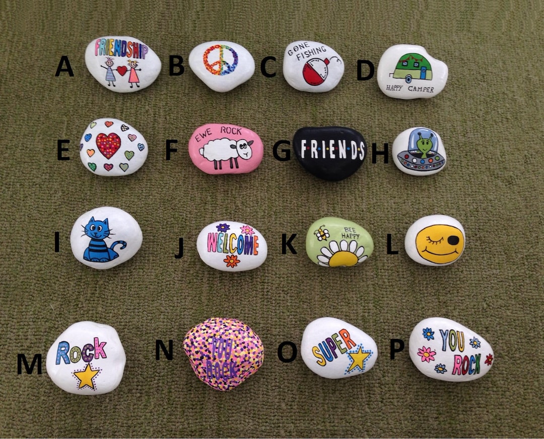 Custom Hand Painted Rocks - Etsy