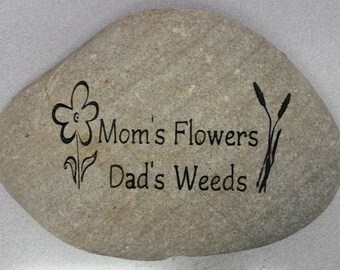 Piedra de jardín grabada a medida