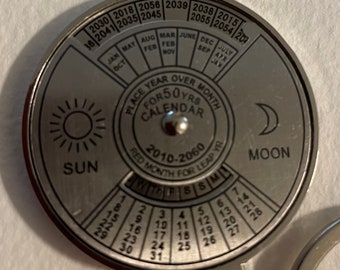 50 year calendar on one keychain.  Keychain Best functional perfect gift for Anyone. Fantastic gift for nerds