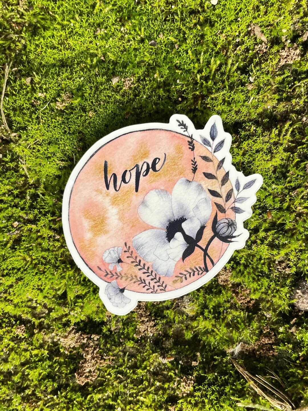 Hope Watercolor Sticker - Etsy