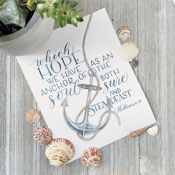 Hope Is The Anchor For Your Soul Hebrew 6:17-20 Christian Tote Hope Is The Anchor For Your Soul Hebrew 6:17-20 Christian Tote