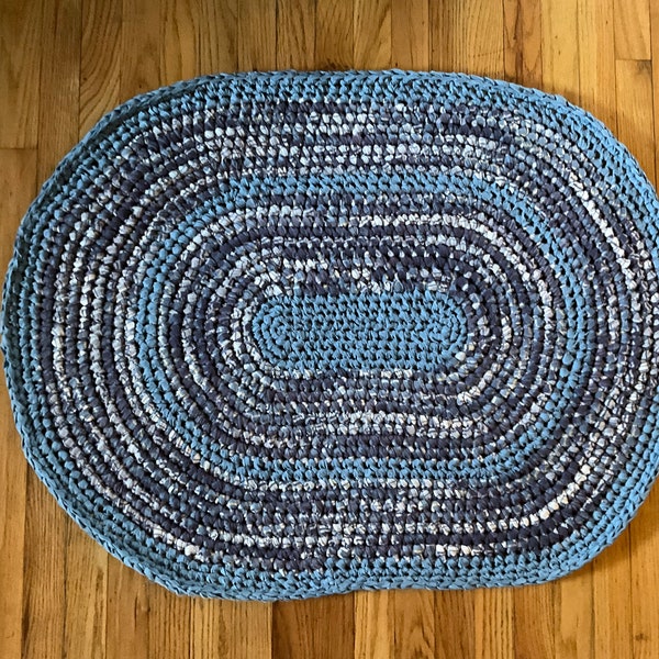 Oval Rag Rug Etsy
