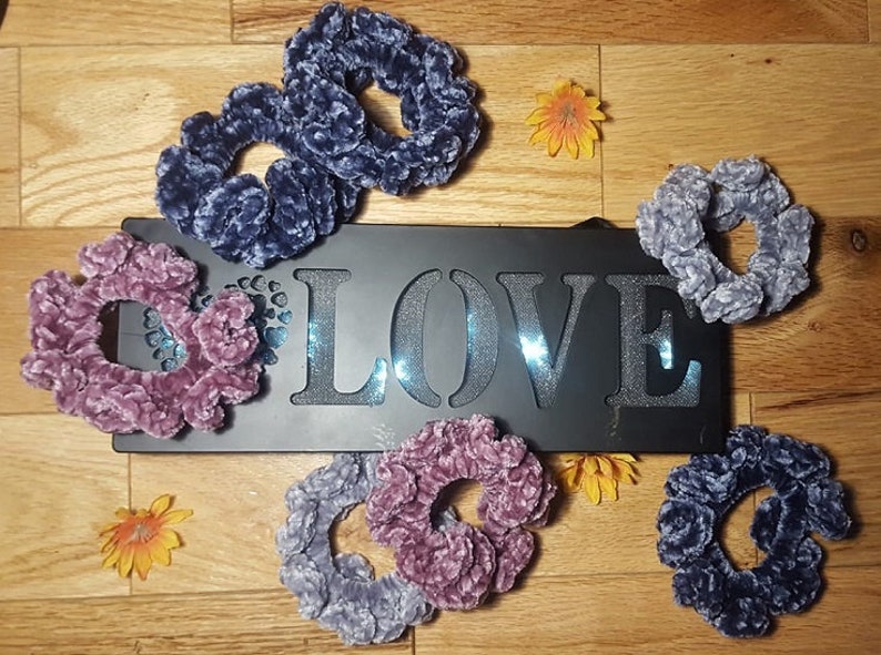 Set of 3 velvet and faux fur scrunchies trendy hair ties accessories make great stocking stuffer gifts for girls back to school