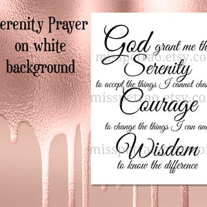printable serenity prayer 3 designs digital delivery pdf etsy