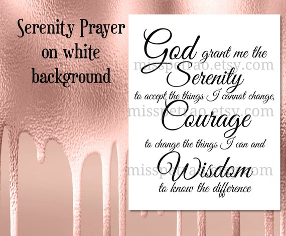 printable serenity prayer 3 designs digital delivery pdf etsy