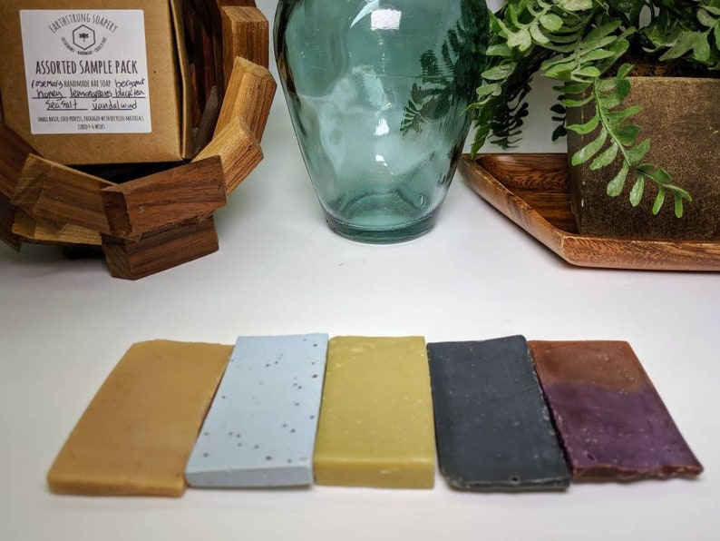 Assorted Samples Handmade Bar Soap Etsy