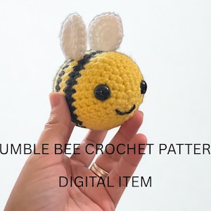 Bumblebee Crochet Pattern - DIGITAL PATTERN - Amigurumi Bee