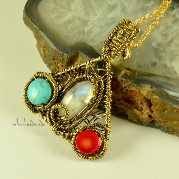 Brass Wire Wrap Etsy