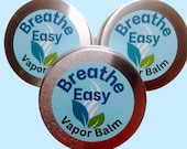Breathe Easy Vapor Balm Menthol Camphor Eucalyptus Salve Vapor Rub