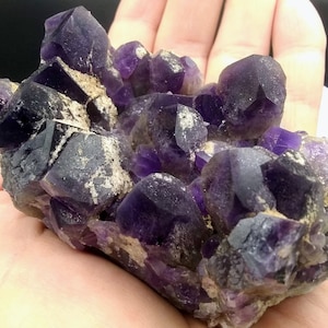 Natural Dark Purple Amethyst Quartz Cluster Mapatiyza Zambia - Zambian Amethyst Cluster