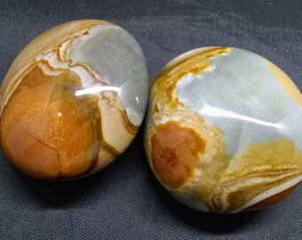 Polychrome Jasper Palm Stone from Madagascar Desert Jasper
