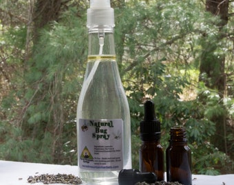 All Natural Bug Spray Insect Repellant Keep Bugs Away Heal Bug Bites Essential Oil Ingredients No Deet