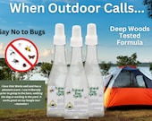 All Natural Bug Spray Insect Repellent Keep Bugs Away Soothe Bug Bites Essential Oil Ingredients No Deet
