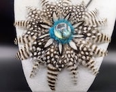 Labradorite Feather Adornment Necklace – Boho Chic, Nature-Inspired Spiritual Jewelry