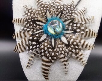 Labradorite Feather Adornment Necklace – Boho Chic, Nature-Inspired Spiritual Jewelry