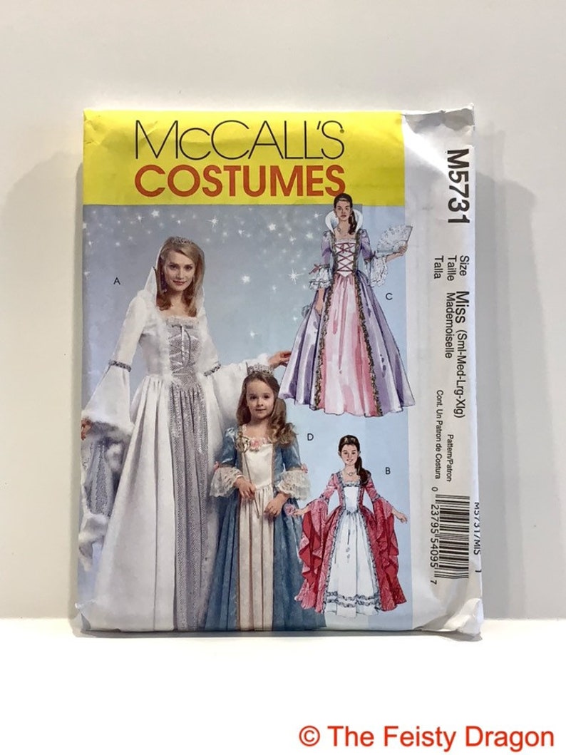 Sewing pattern Cinderella; Size S-XL