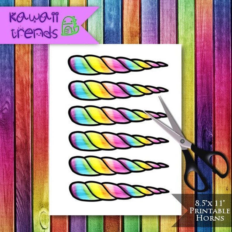 Pin the Horn on the Unicorn Unicorn Party Game Rainbow | Etsy