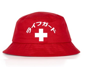 Lifeguard Japanese Bucket Hat | Etsy 