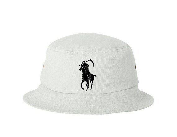 white polo bucket hat