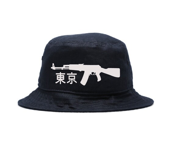 Rare AK 47 Tokyo Japan Bucket Hat 