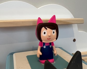 Figura Tonie personalizada hecha a mano / Figura Tonie inspirada en educadores de Rachel para Toniebox / Figura creativa en blanco de Tonie