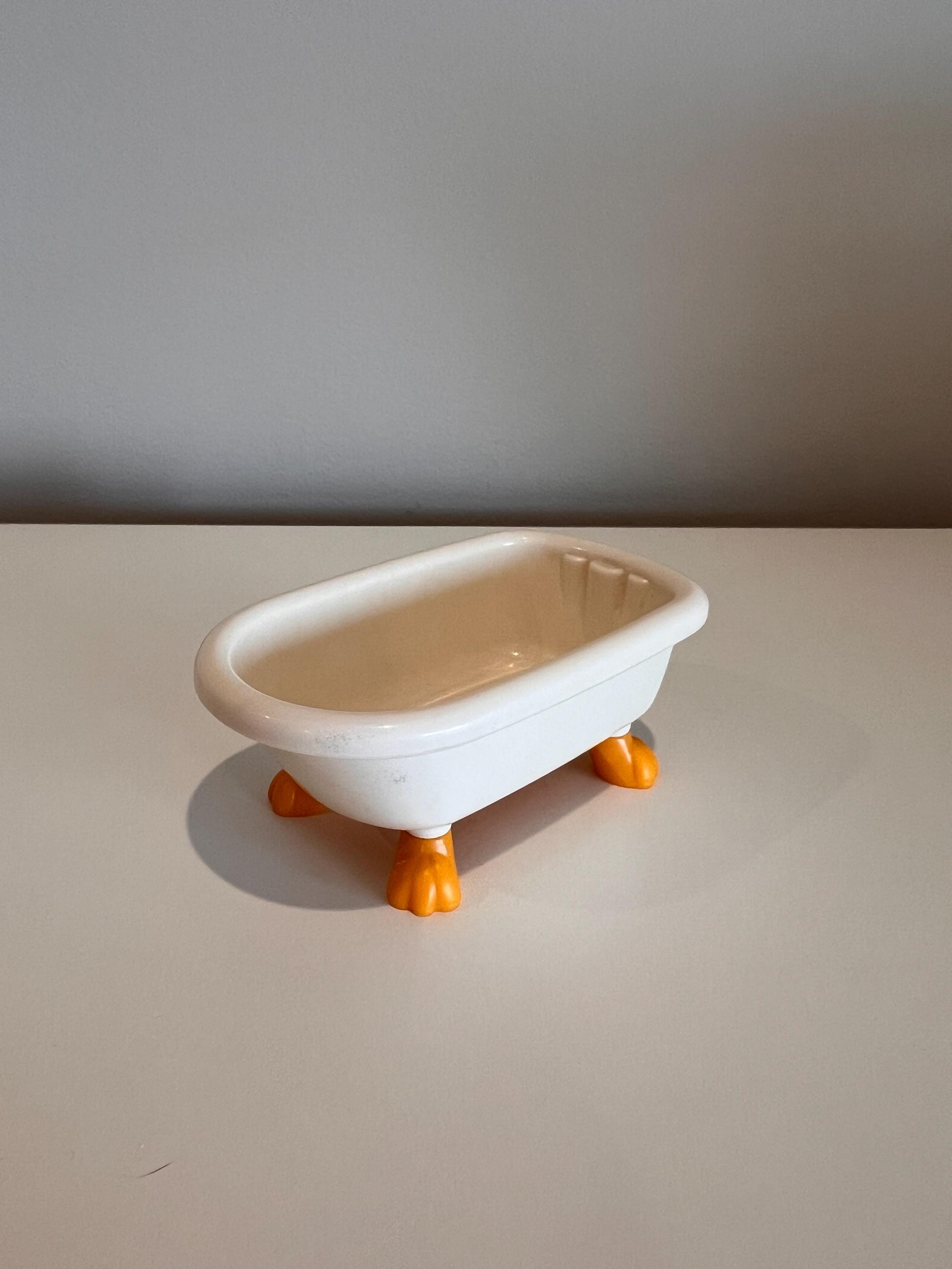 Vintage Little Tikes Grand Mansion Dollhouse Bathroom Set | Toilet
